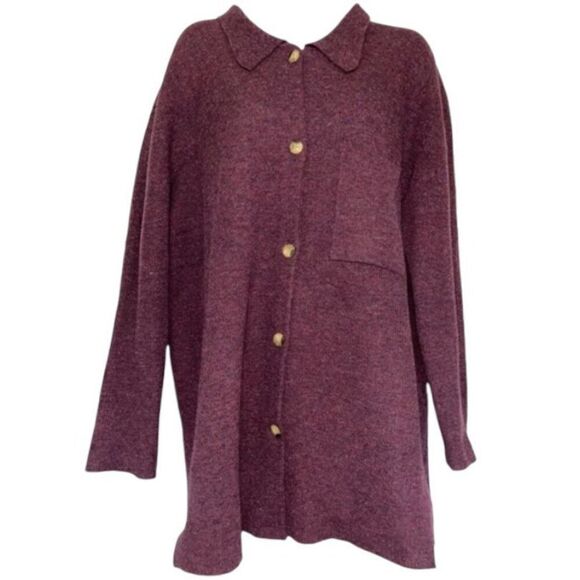 Eddie Bauer Lambswool Cardigan XXLarge - Picture 1 of 3